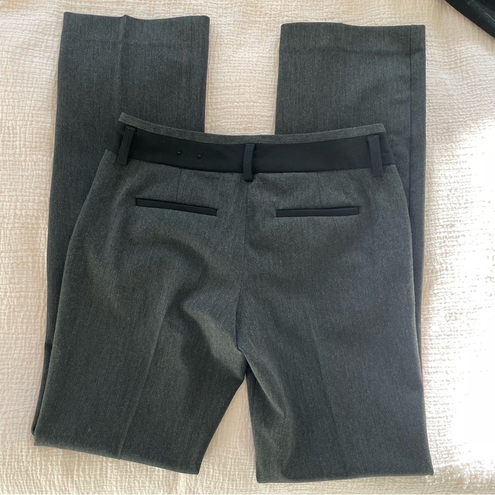 Express Editor Pants Gray and Black Size 00R